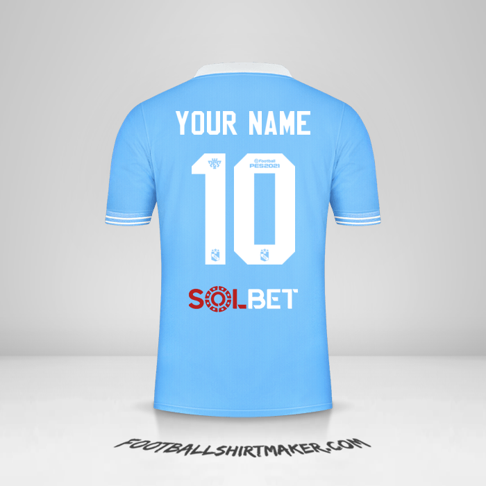 Sporting Cristal 2021 shirt number 10 your name