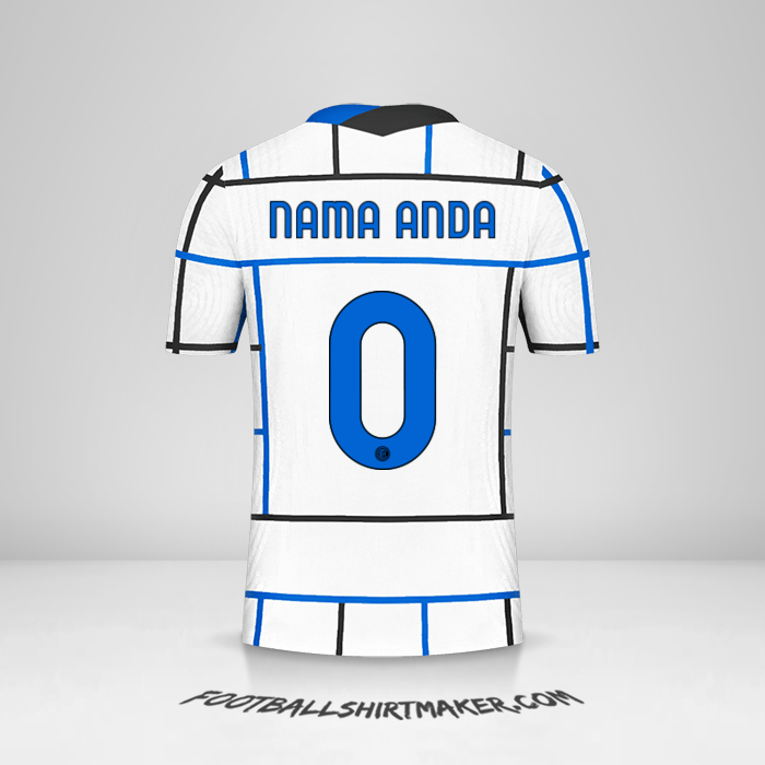 Jersey Inter 2020/21 Cup II -  nama anda - 0