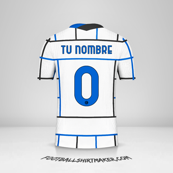 Jersey Inter 2020/21 Cup II -  tu nombre - 0