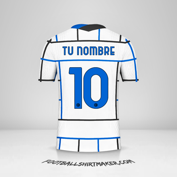 Jersey Inter 2020/21 Cup II número 10 tu nombre