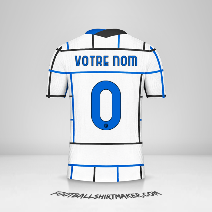 Maillot Inter 2020/21 Cup II -  votre nom - 0