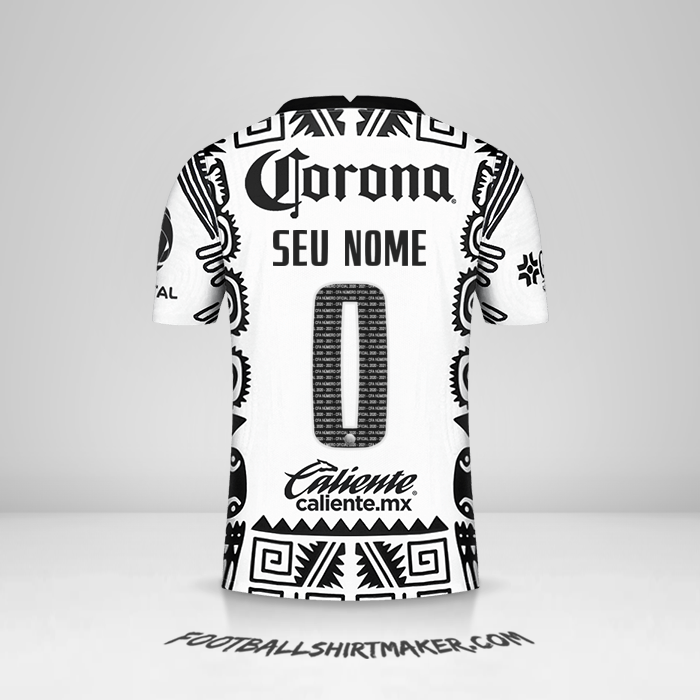 Camisa Club America 2021 III -  seu nome - 0