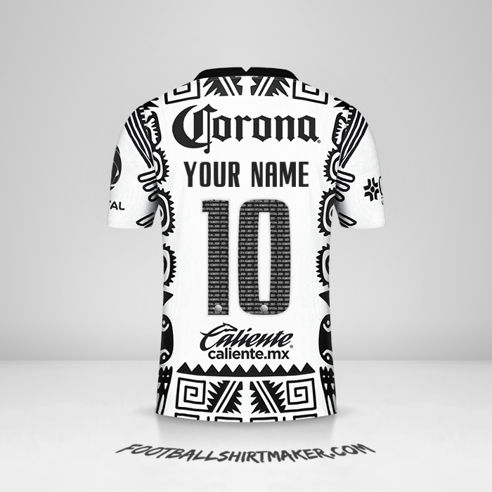 Club America 2021 III shirt number 10 your name