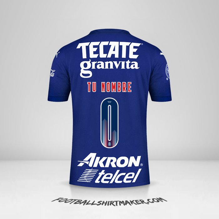 Jersey Guadalajara 2021 III -  tu nombre - 0