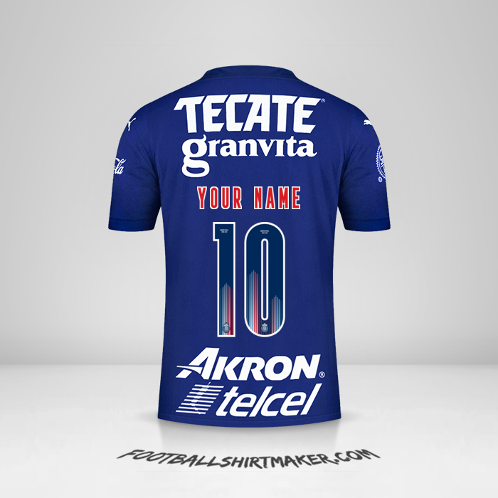 Guadalajara 2021 III shirt number 10 your name