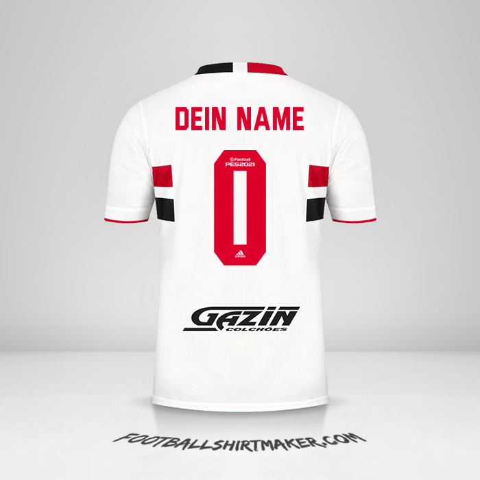 Trikot Sao Paulo FC 2021 -  dein name - 0