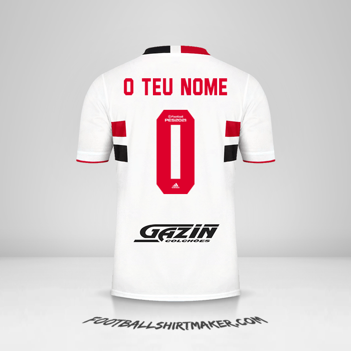 Camisola Sao Paulo FC 2021 -  o teu nome - 0