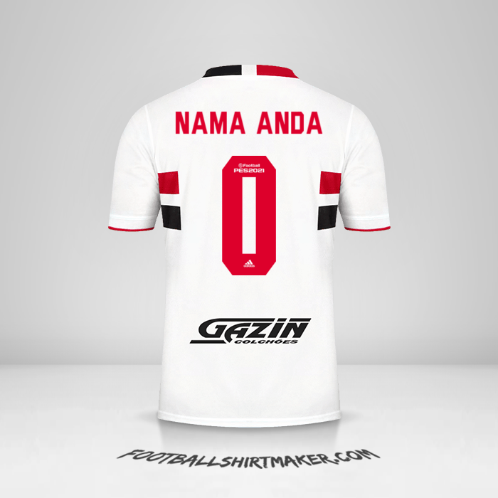 Jersey Sao Paulo FC 2021 -  nama anda - 0