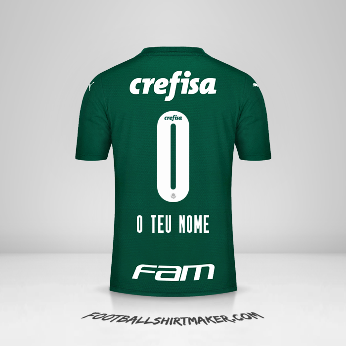 Camisola Palmeiras 2021 -  o teu nome - 0