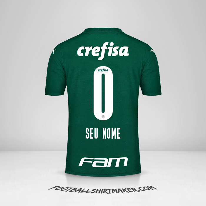 Camisa Palmeiras 2021 -  seu nome - 0