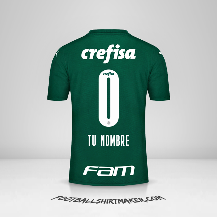 Camiseta Palmeiras 2021 -  tu nombre - 0