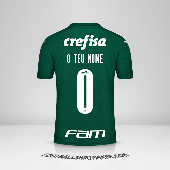 Camisola Palmeiras Libertadores 2021 -  o teu nome - 0