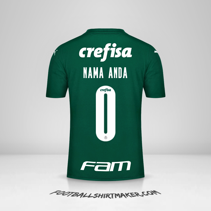 Jersey Palmeiras Libertadores 2021 -  nama anda - 0