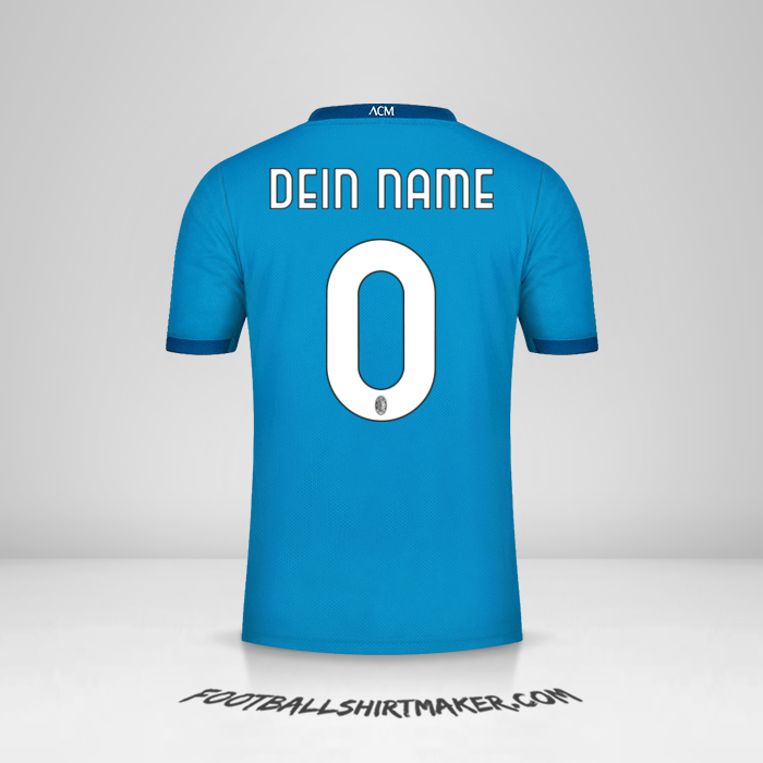 Trikot AC Milan 2020/21 III -  dein name - 0