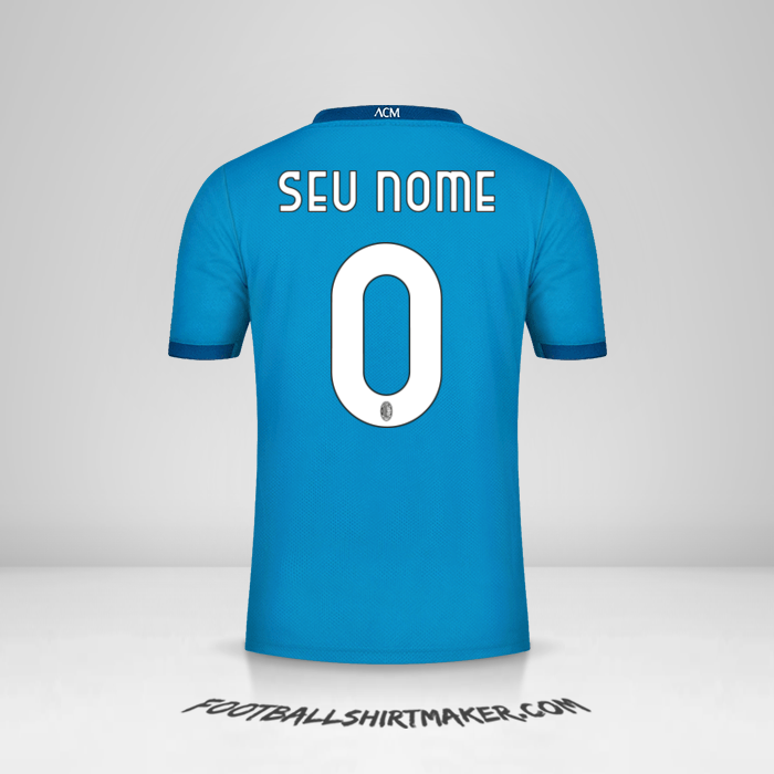 Camisa AC Milan 2020/21 III -  seu nome - 0