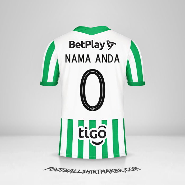 Jersey Atletico Nacional 2021 -  nama anda - 0