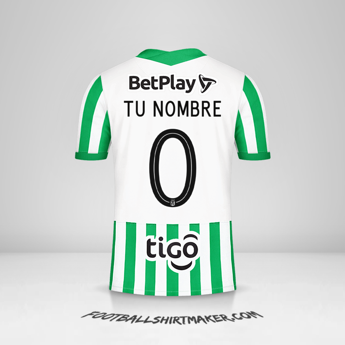 Camiseta Atletico Nacional 2021 -  tu nombre - 0