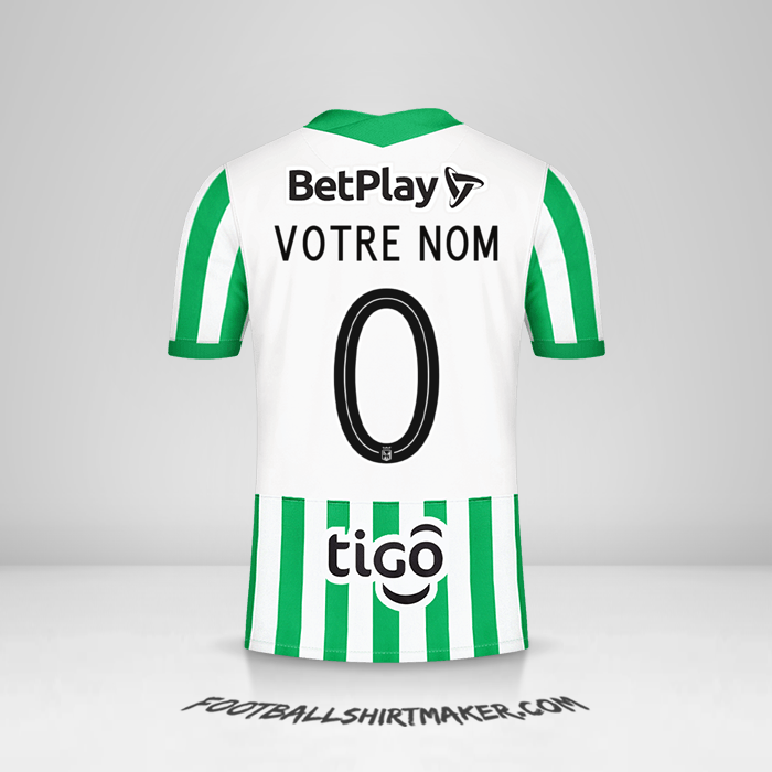 Maillot Atletico Nacional 2021 -  votre nom - 0