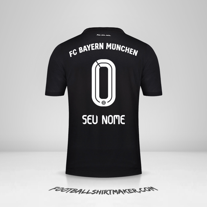 Camisa FC Bayern Munchen 2020/21 III -  seu nome - 0