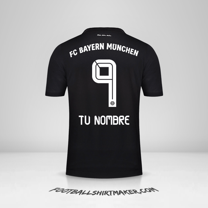 Camiseta FC Bayern Munchen 2020/21 III número 9 tu nombre