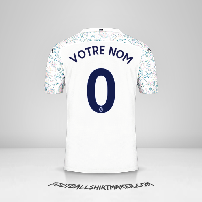 Maillot Manchester City 2020/21 III -  votre nom - 0