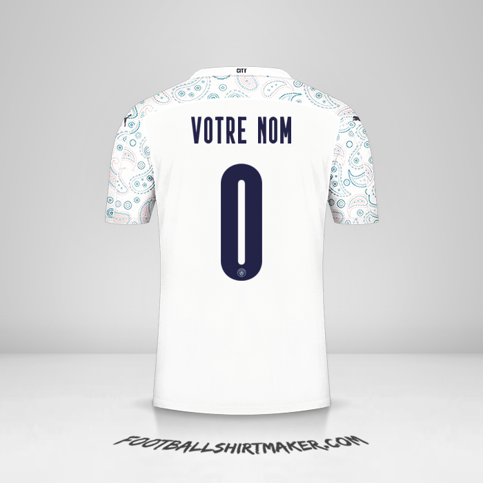 Maillot Manchester City 2020/21 Cup III -  votre nom - 0