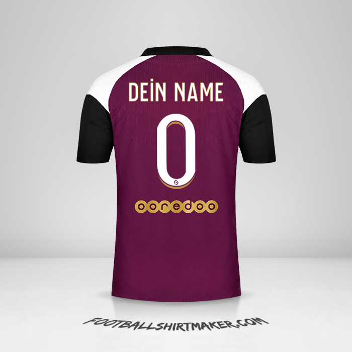 Trikot Paris Saint Germain 2020/21 III -  dein name - 0