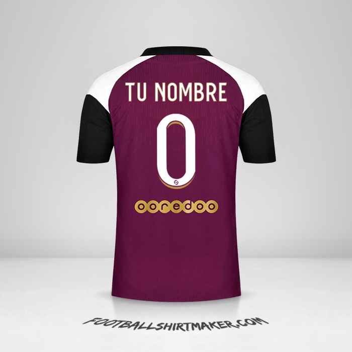 Jersey Paris Saint Germain 2020/21 III -  tu nombre - 0