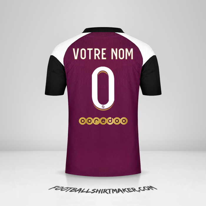 Maillot Paris Saint Germain 2020/21 III -  votre nom - 0