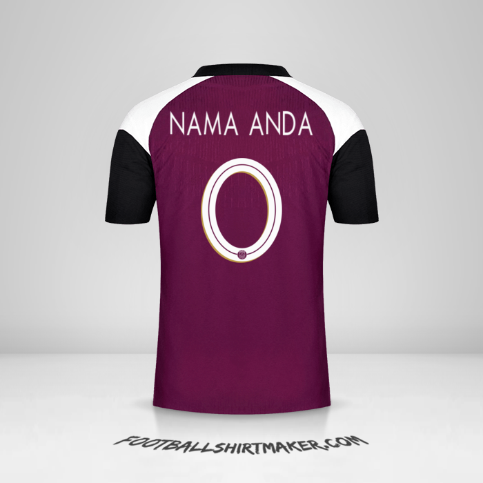 Jersey Paris Saint Germain 2020/21 Cup III -  nama anda - 0