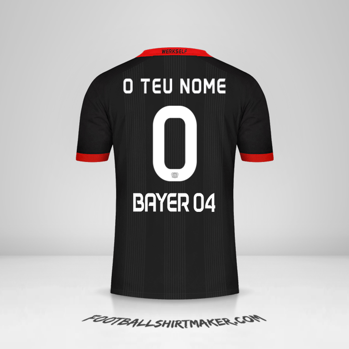 Camisola Bayer 04 Leverkusen 2020/21 -  o teu nome - 0