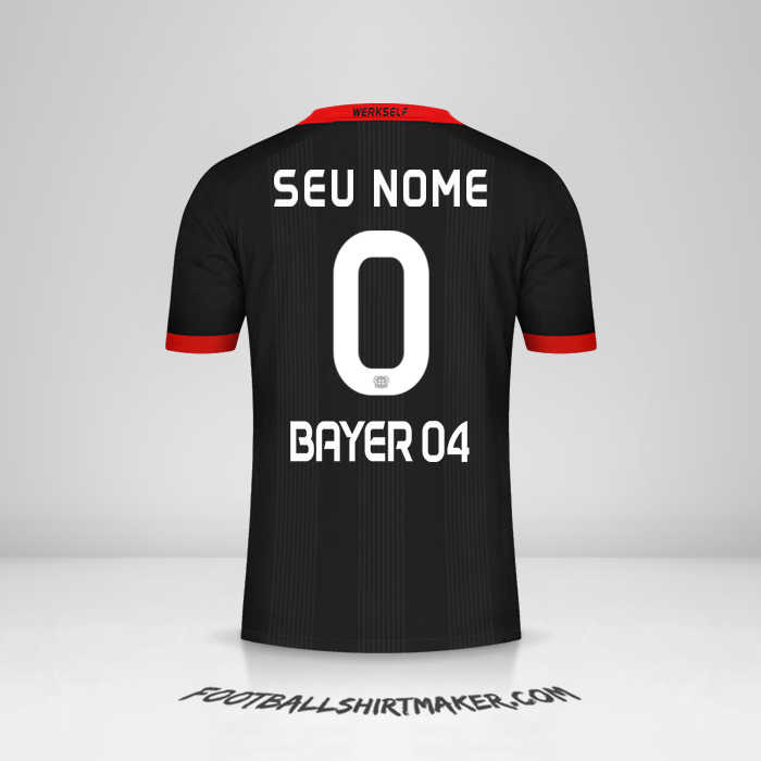 Camisa Bayer 04 Leverkusen 2020/21 -  seu nome - 0