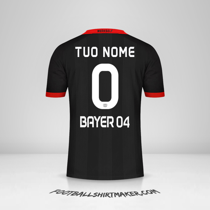 Maglia Bayer 04 Leverkusen 2020/21 -  tuo nome - 0