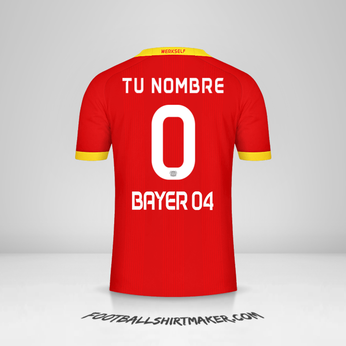 Camiseta Bayer 04 Leverkusen 2020/21 II -  tu nombre - 0