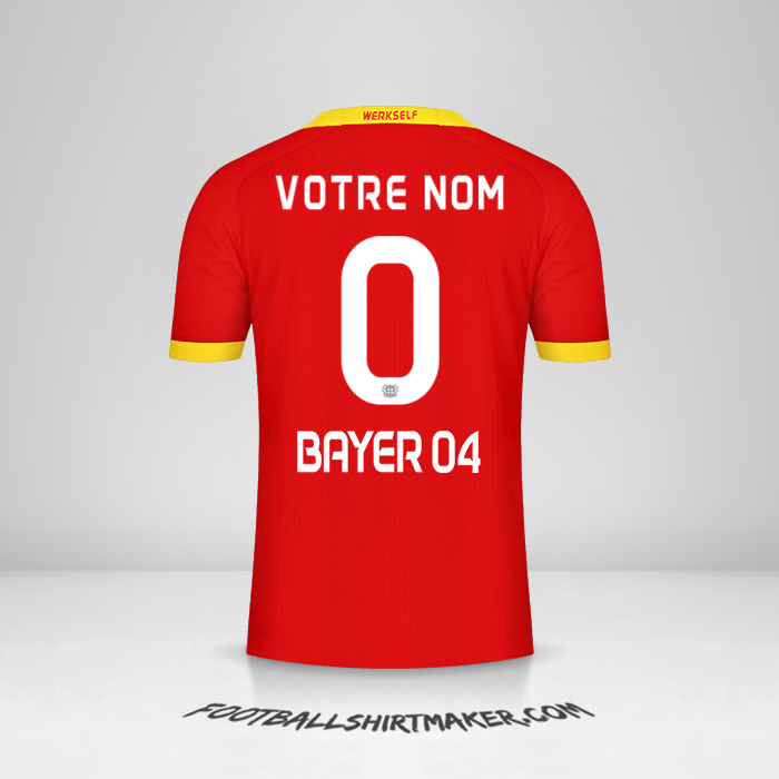 Maillot Bayer 04 Leverkusen 2020/21 II -  votre nom - 0