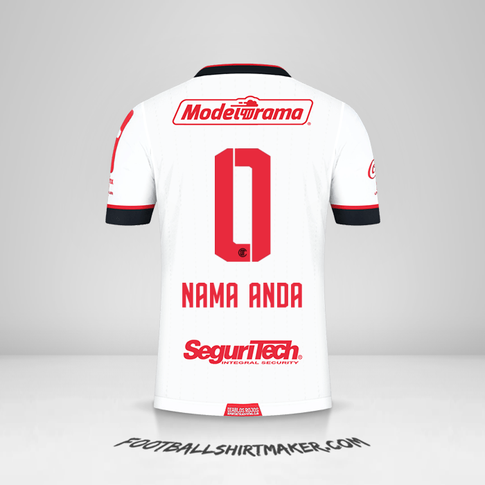 Jersey Toluca FC 2021 II -  nama anda - 0