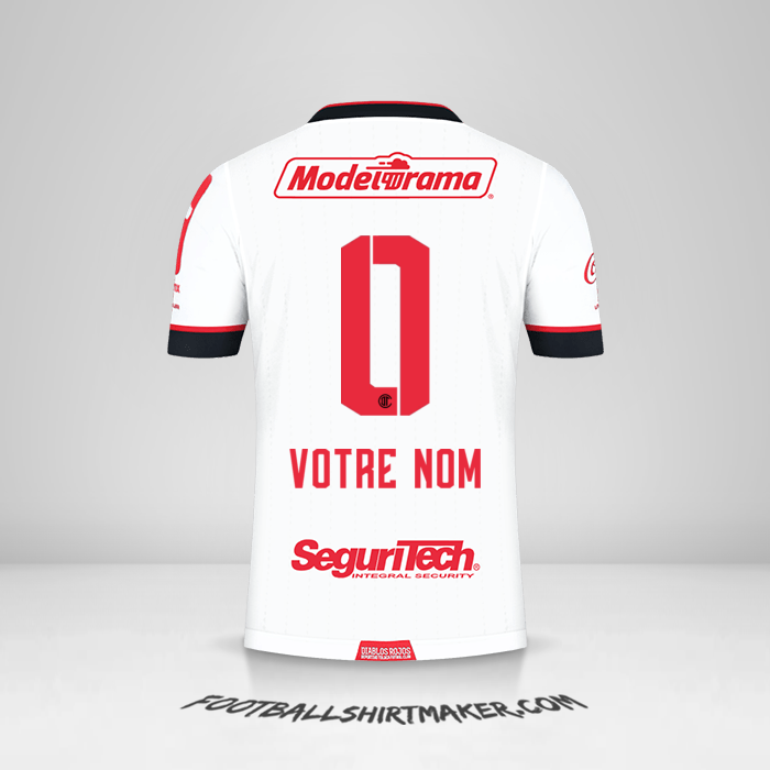 Maillot Toluca FC 2021 II -  votre nom - 0