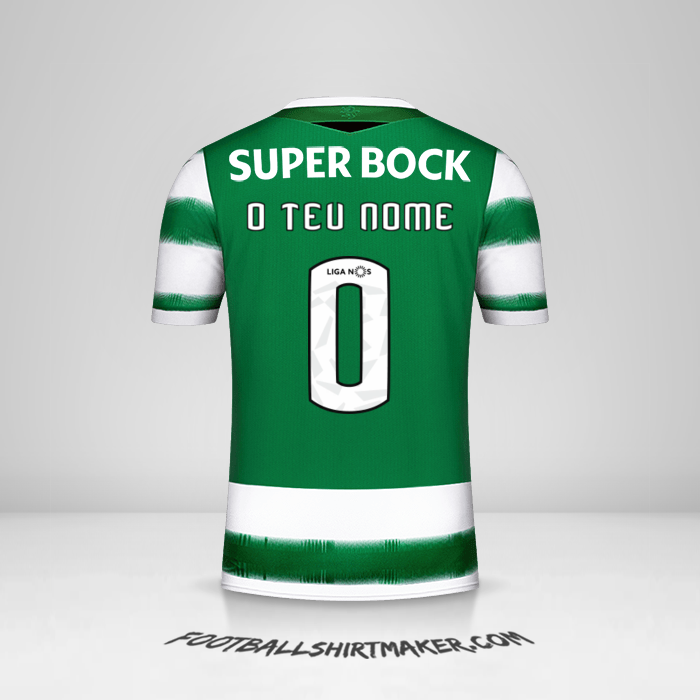 Camisola Sporting Clube 2020/21 -  o teu nome - 0