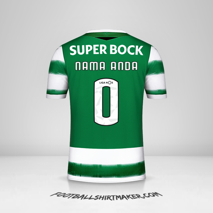 Jersey Sporting Clube 2020/21 -  nama anda - 0