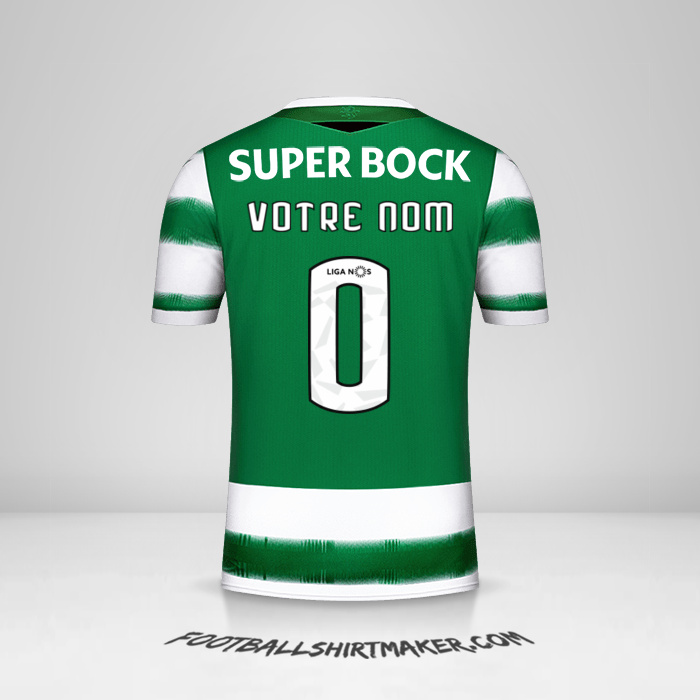 Maillot Sporting Clube 2020/21 -  votre nom - 0