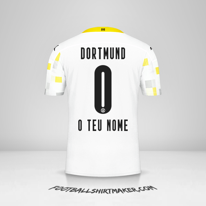 Camisola Borussia Dortmund 2020/21 III -  o teu nome - 0