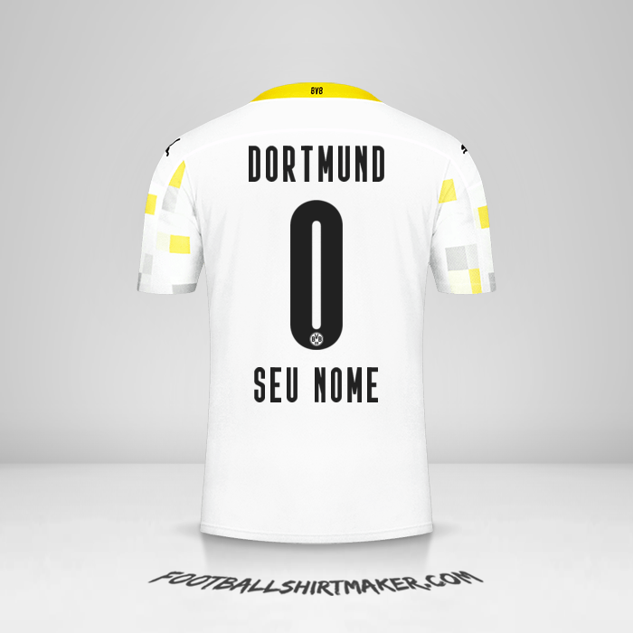 Camisa Borussia Dortmund 2020/21 III -  seu nome - 0