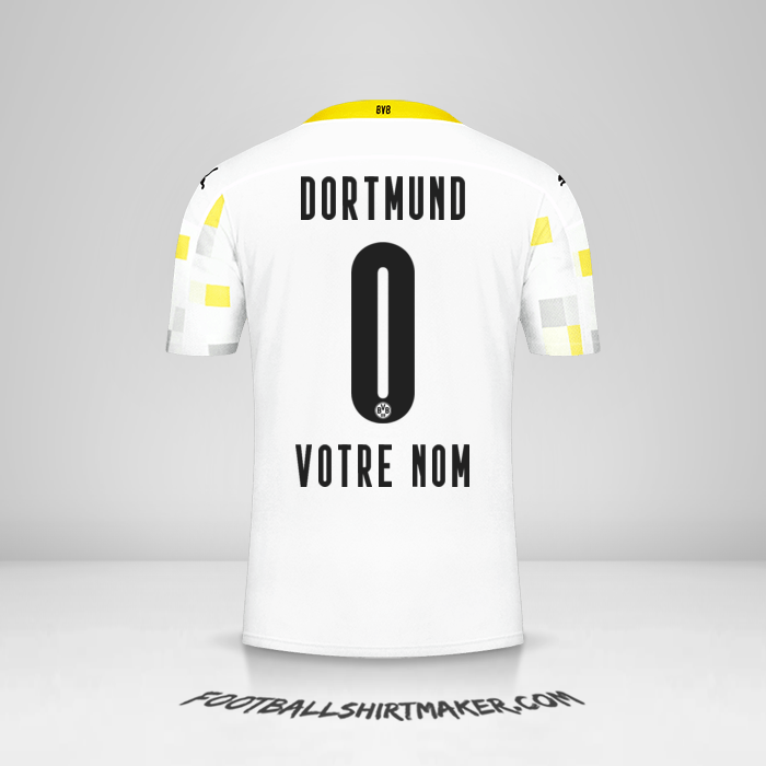 Maillot Borussia Dortmund 2020/21 III -  votre nom - 0