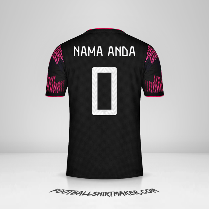 Jersey Meksiko 2021 -  nama anda - 0