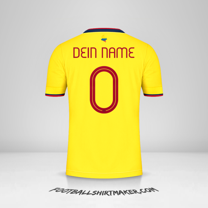 Trikot Kolumbien 2021 -  dein name - 0