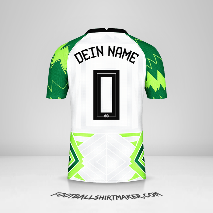 Trikot Nigeria 2020/21 -  dein name - 0