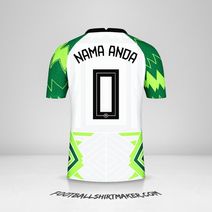 Jersey Nigeria 2020/21 -  nama anda - 0