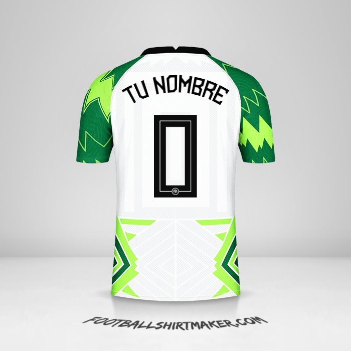 Camiseta Nigeria 2020/21 -  tu nombre - 0