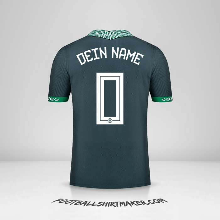 Trikot Nigeria 2020/21 II -  dein name - 0