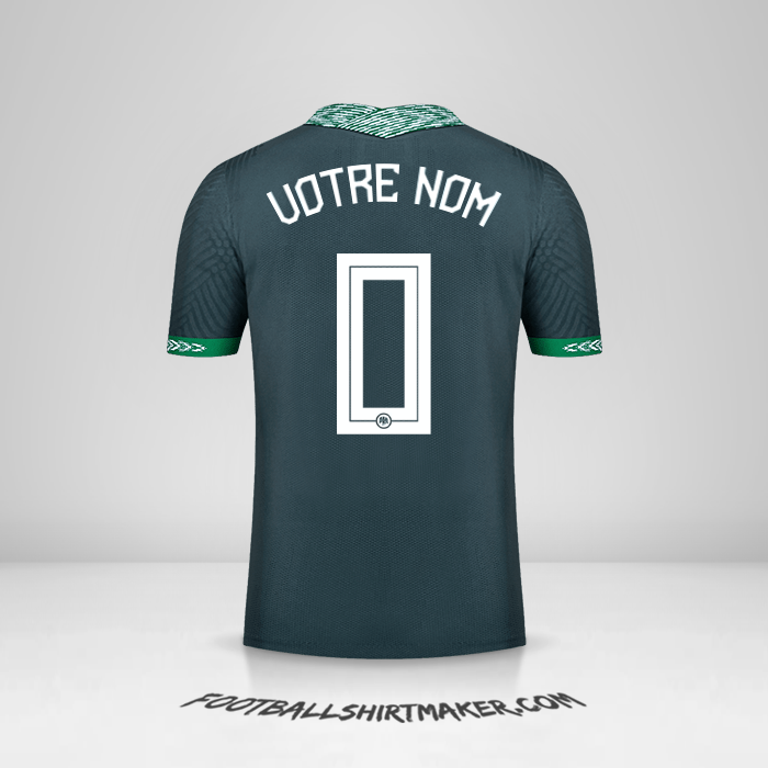 Maillot Nigéria 2020/21 II -  votre nom - 0